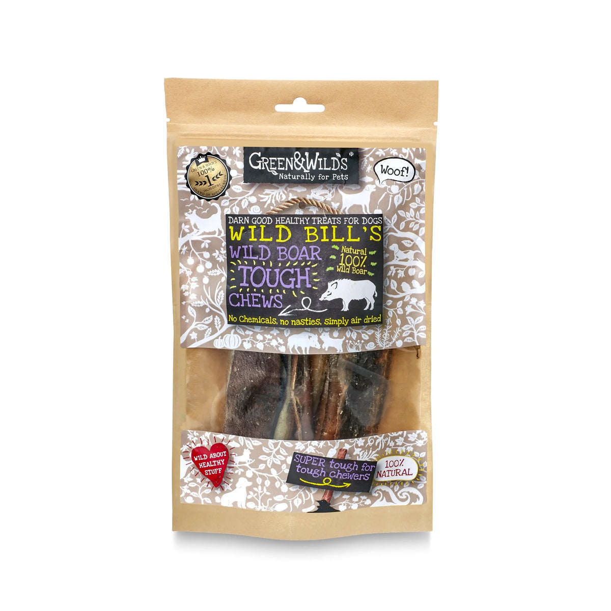 Green &amp; Wild&#39;s Wild Boar Tough Chews