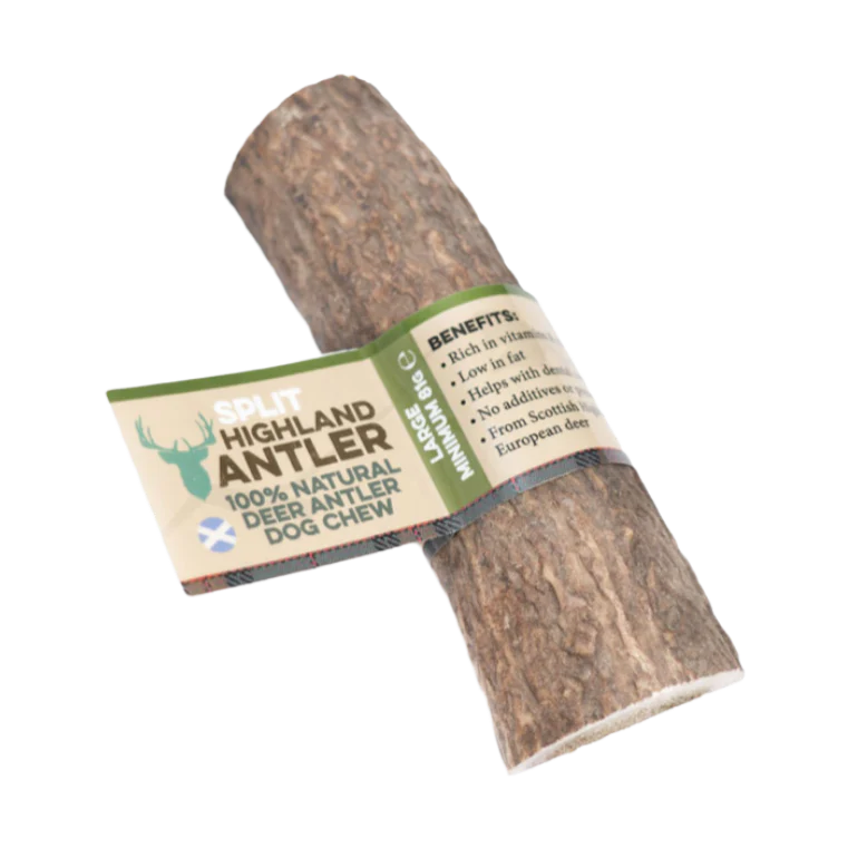 Highland premium split antler dog chew