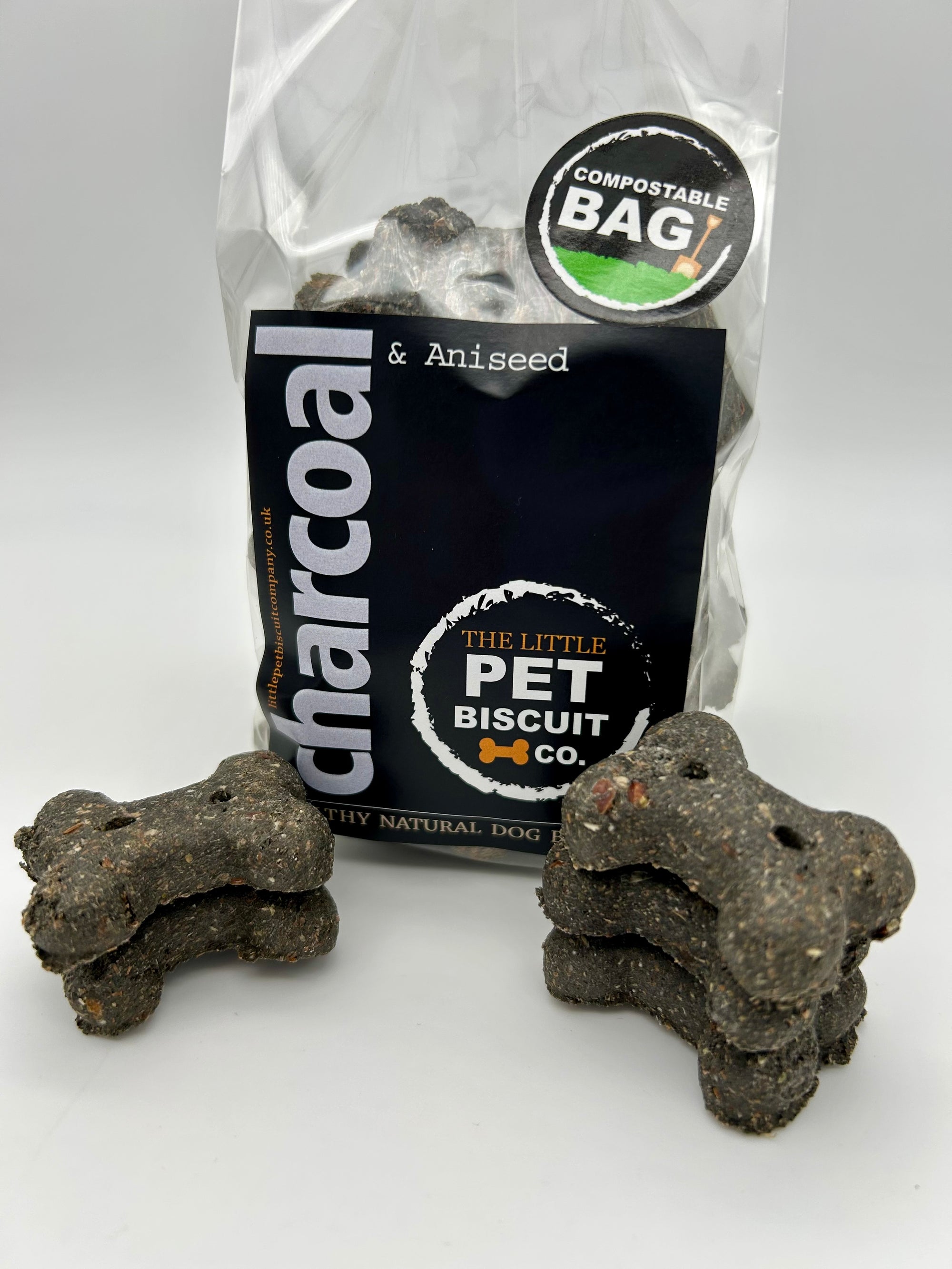 Charcoal & Aniseed healthy natural dog biscuits