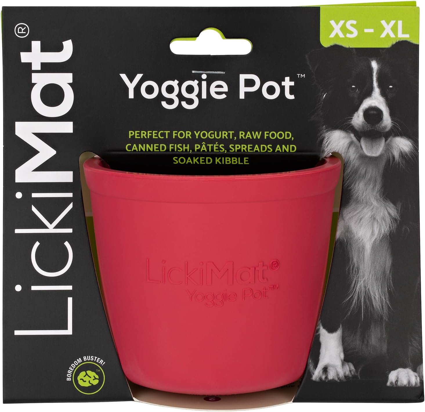 Lickimat Yoggie Pot boredom buster enrichment slow feeder