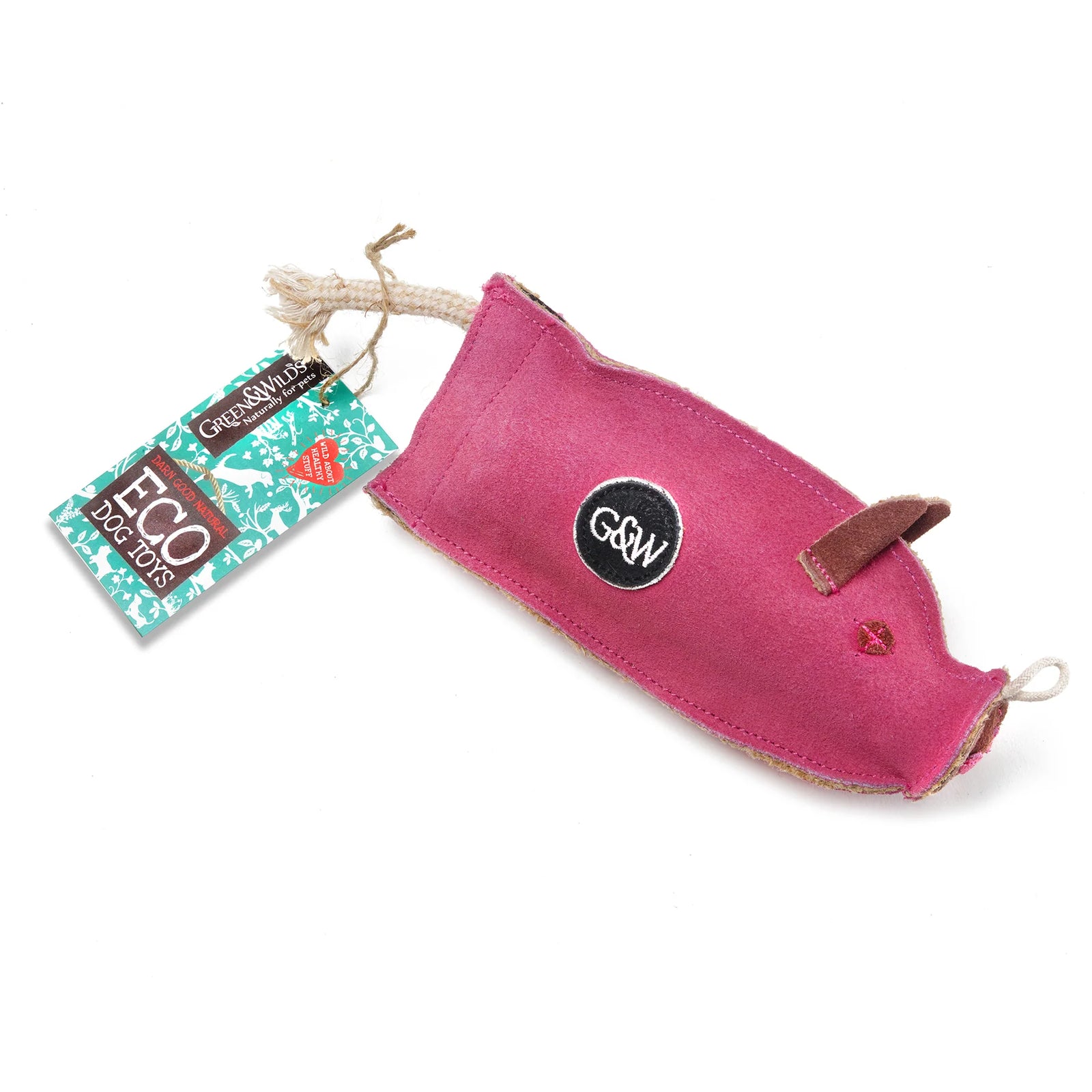 Peggy the Pig eco dog toy