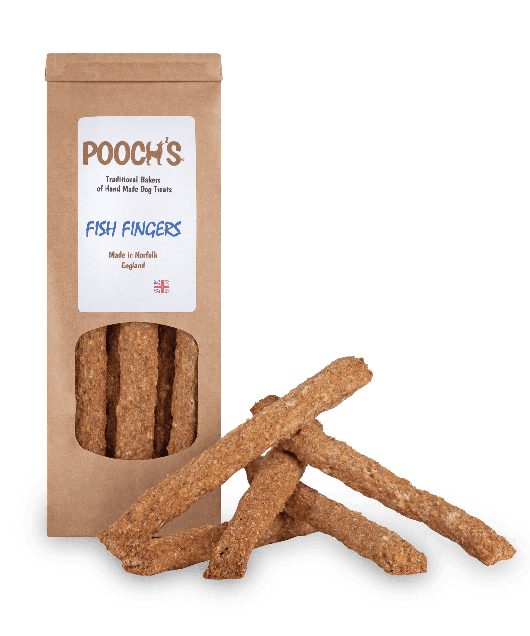 Pooch's Fish Fingers dog biscuits