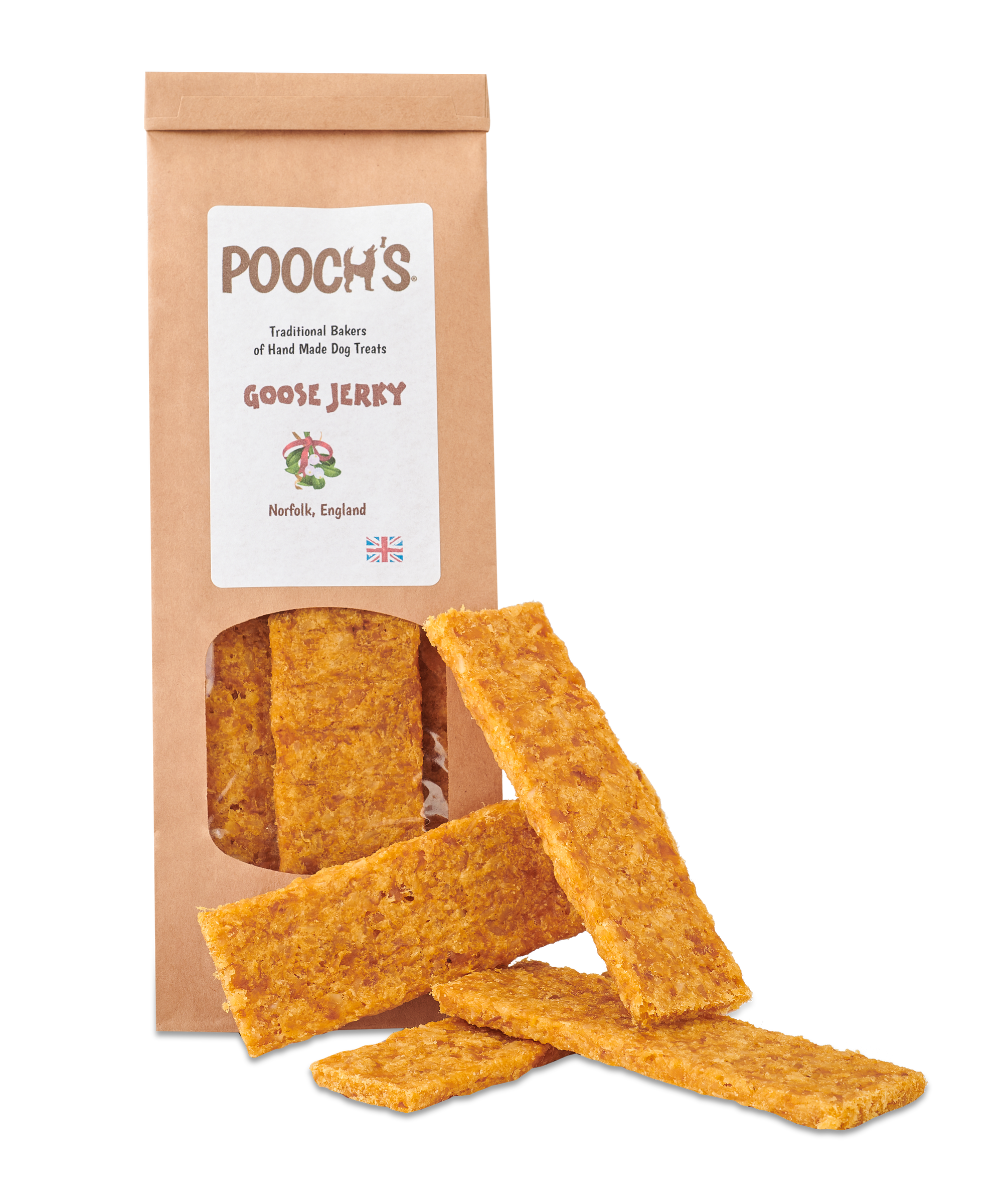 Pooch's Goose Jerky dog treats