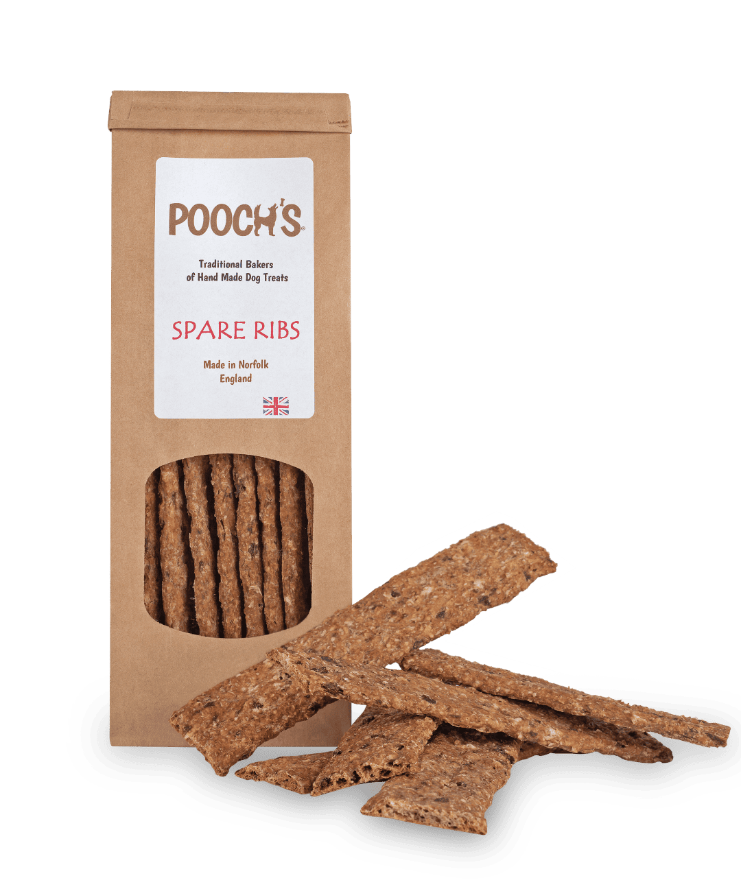 Pooch's Spare Rib Dog Biscuits