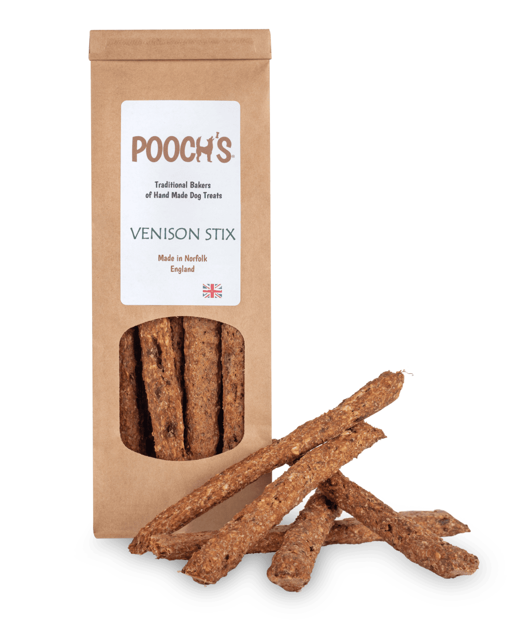 Pooch's Venison Sticks dog treats