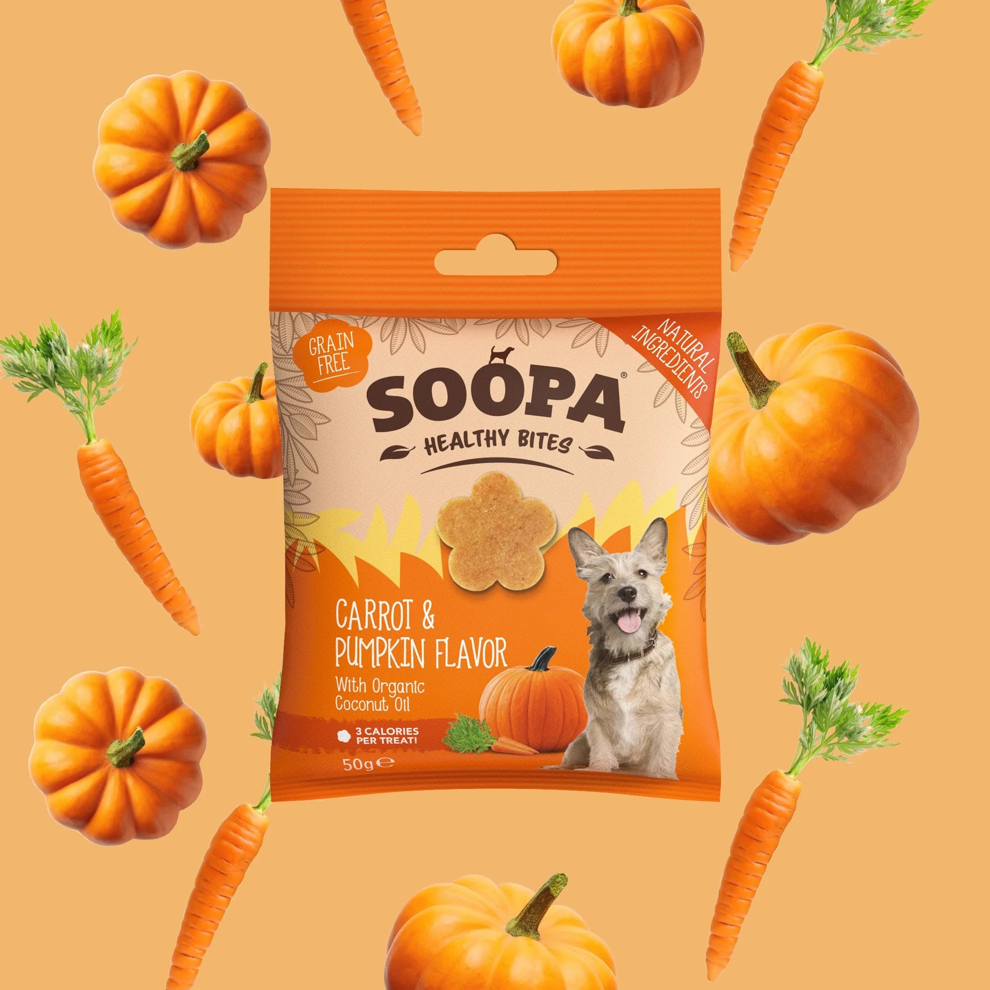 Soopa Carrot and Pumpkin healthy treats