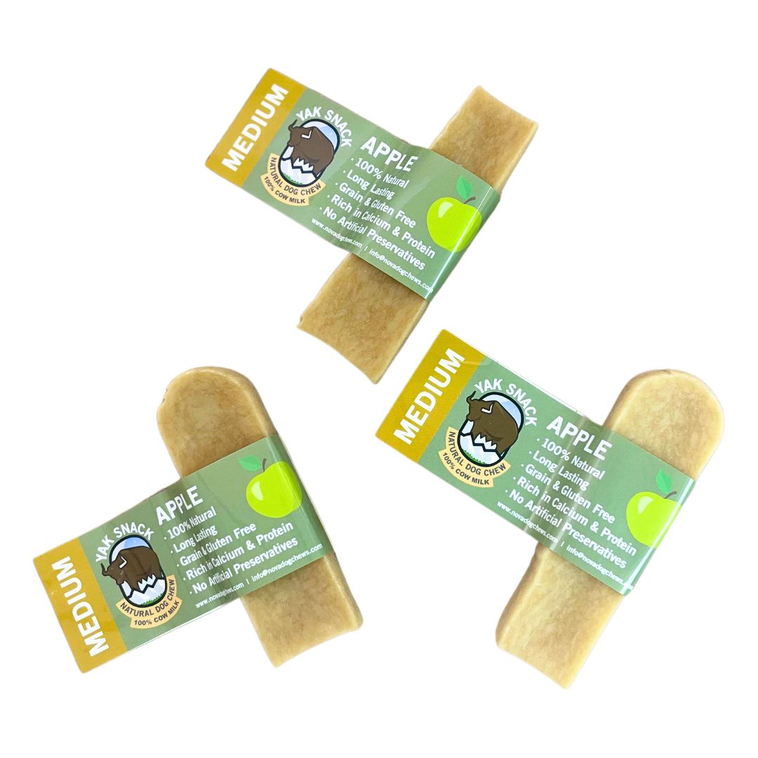 Apple Yak Snack - low fat dog chew