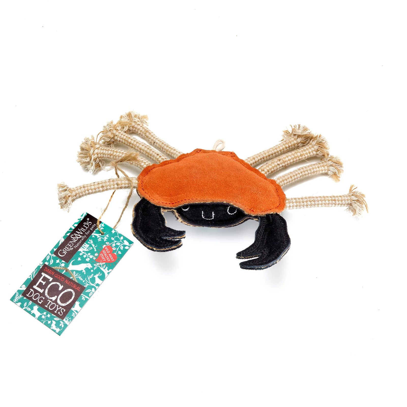 Carlos the crab eco dog toy