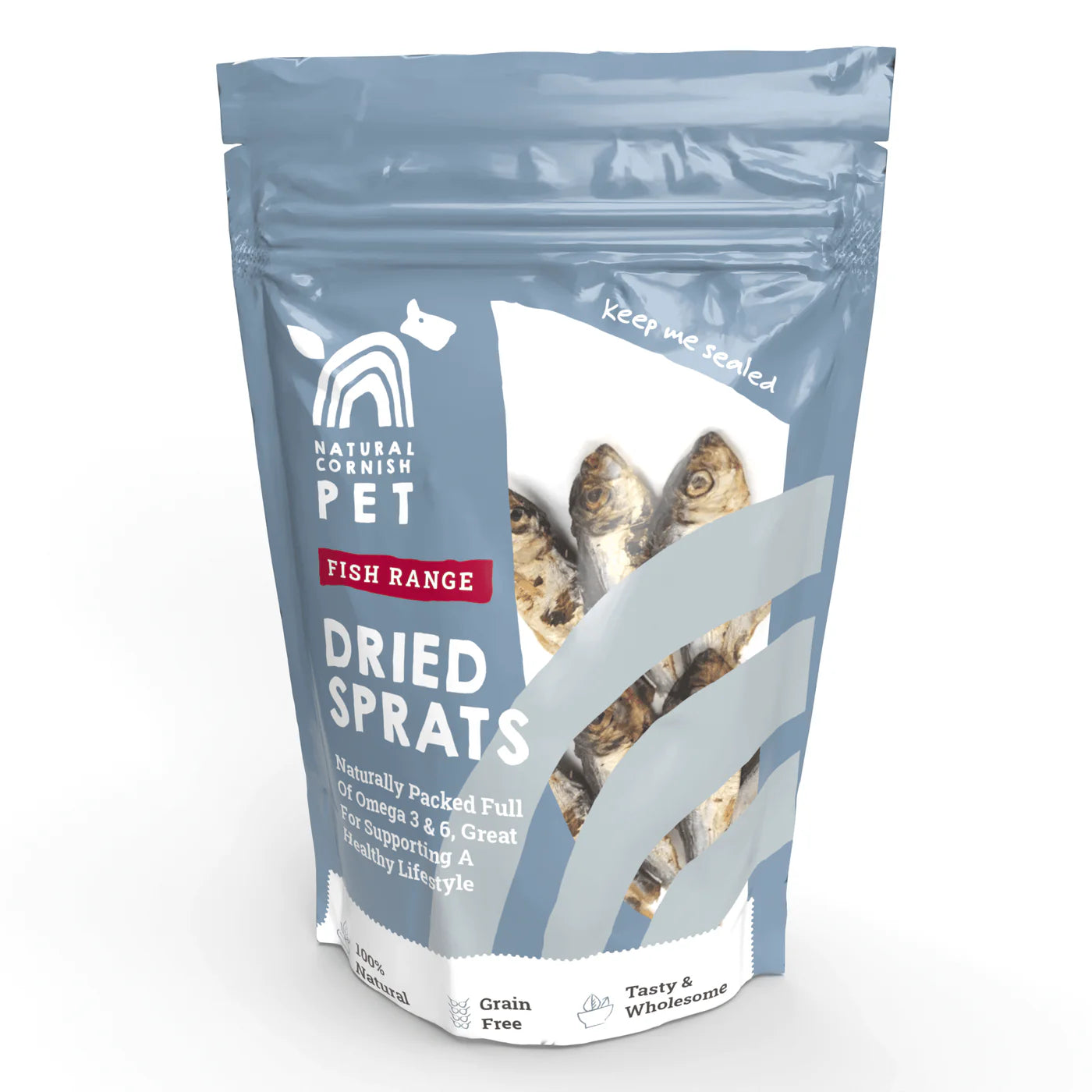 Whole dried Sprats - 100% fish dog treats