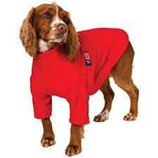 HOTTERdog fleece dog jumper in red