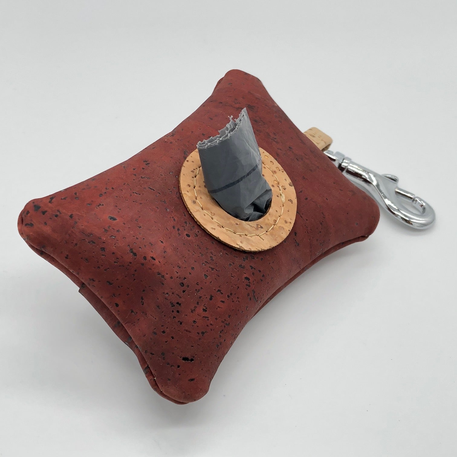 Cork poo bag pouch