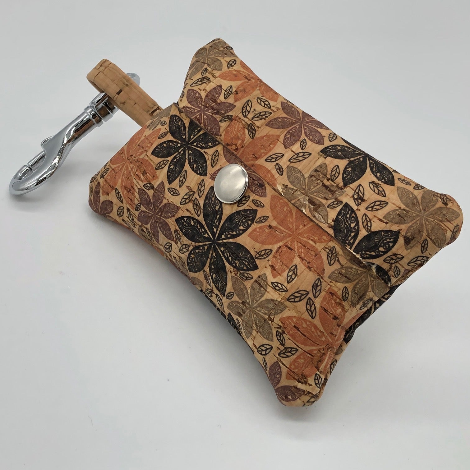 Cork poo bag pouch