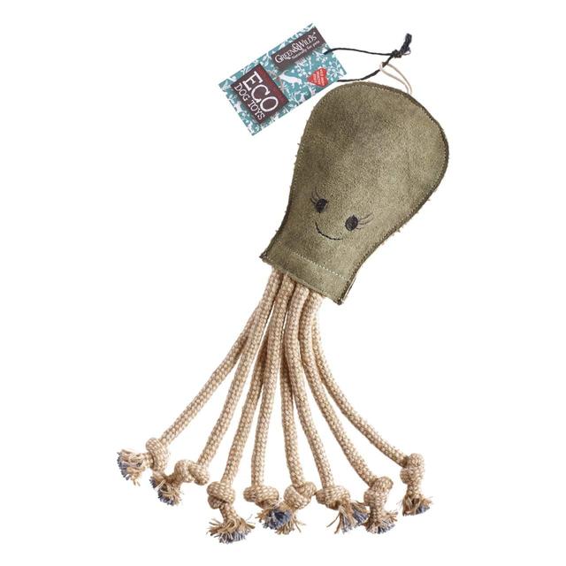 Olive the Octopus eco-friendly dog toy from Green &amp; Wilds