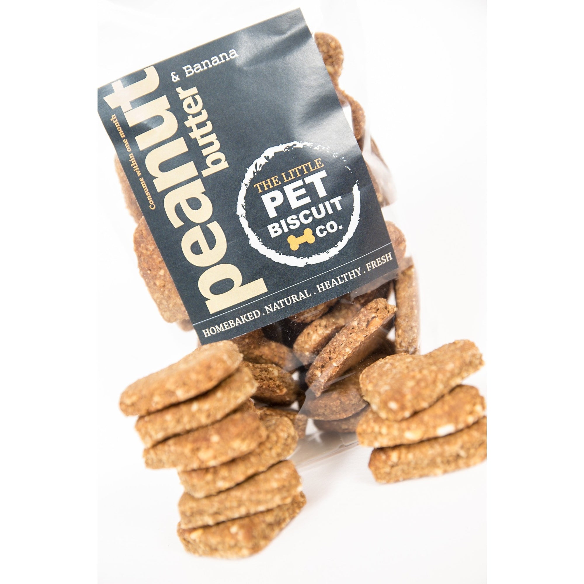 Handmade Peanut Butter & Banana Dog Biscuits